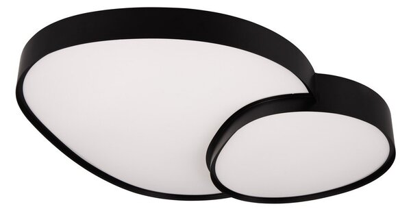 Crna LED stropna svjetiljka 63.5x77 cm Rise – Trio