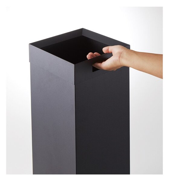 Crna metalna kanta za smeće 27 l Tall – YAMAZAKI