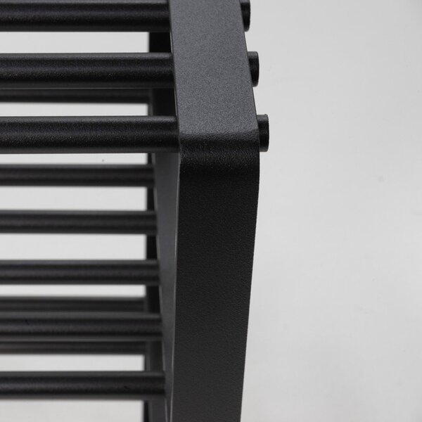 Crni metalni ormarić za cipele 100x48,5x29 cm Rex – Spinder Design