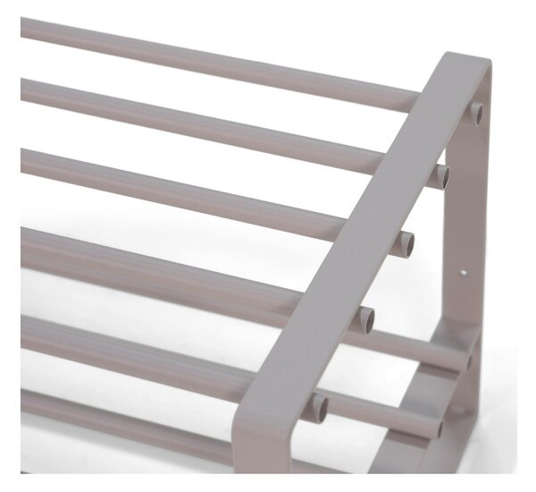 Smeđe-sivi metalni ormarić za cipele 70x29x27 cm Rex – Spinder Design