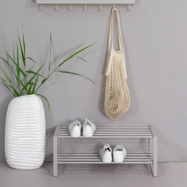 Smeđe-sivi metalni ormarić za cipele 70x29x27 cm Rex – Spinder Design