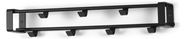 Crna metalna zidna vješalica 60 cm Rex – Spinder Design