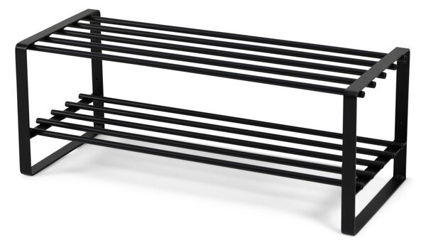 Crni metalni ormarić za cipele 70x29x27 cm Rex – Spinder Design
