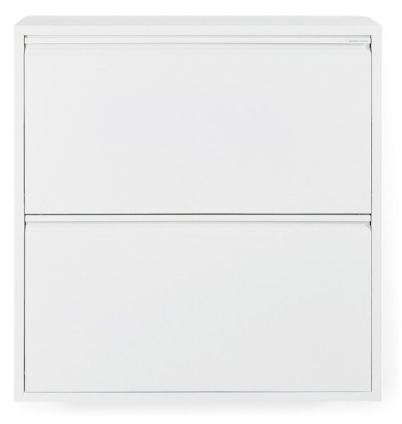Bijeli metalni preklopni ormarić za cipele 75x77,5x22,5 cm Billy – Spinder Design