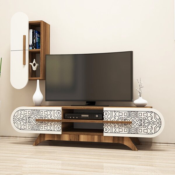 Set za dnevni boravak Dolphie 1 (orah + krem)