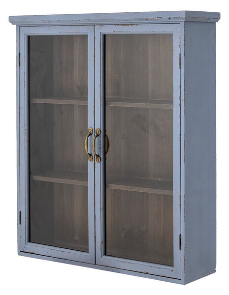 Plava viseća vitrina od masivne jele 81x91 cm Hazem – Bloomingville