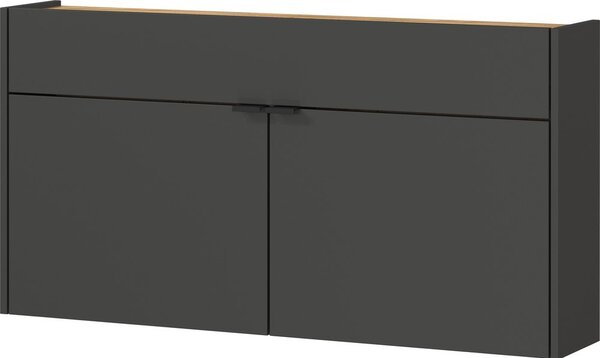 Antracitno sivi ormarić 110x57x22 cm Ameca – Germania