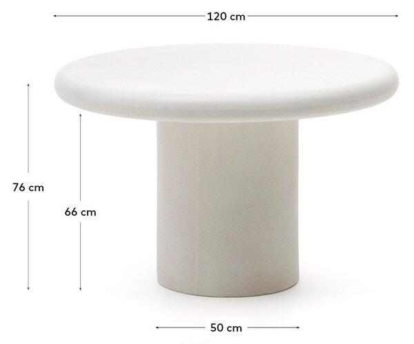 Okrugli vrtni stol ø 120 cm Addaia – Kave Home