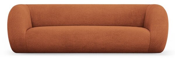 Narančasta sofa od bouclé tkanine 230 cm Essen – Cosmopolitan Design