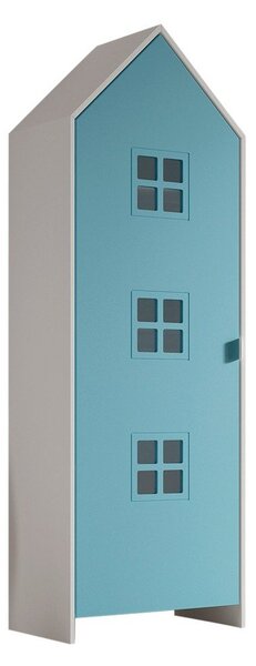 Bijela/svijetlo plava dječja garderoba 58x172x37 cm Casami Bruges – Vipack
