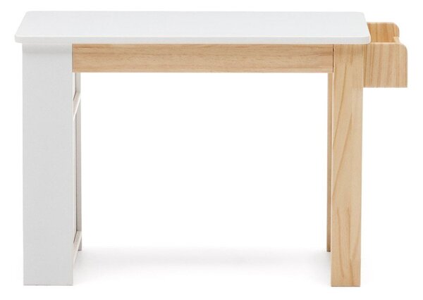 Dječji radni stol s bijelom pločom stola 40x77 cm Serwa – Kave Home