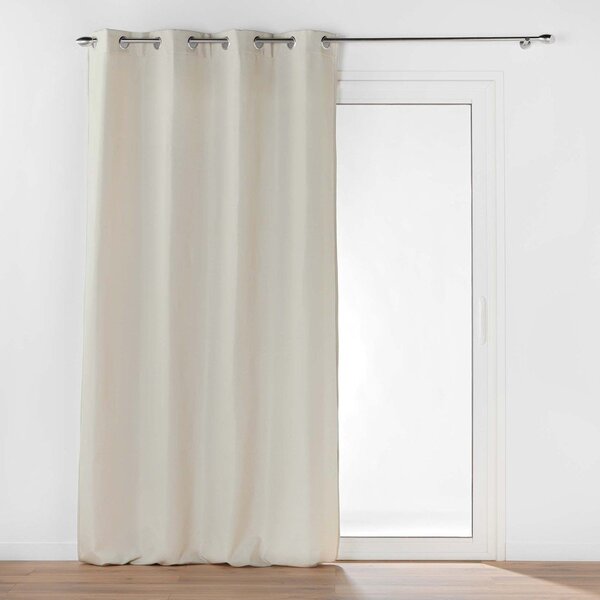 Bež termo izolacijska zavjesa od mikrovlakana 135x260 cm Micropolar – douceur d'intérieur