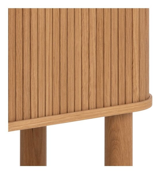 Ormarić u dekoru hrasta s kliznim vratima u prirodnoj boji 80x145 cm Langley – Actona