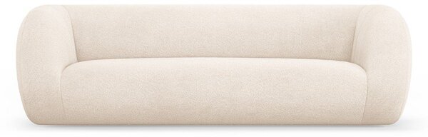 Krem sofa od bouclé tkanine 230 cm Essen – Cosmopolitan Design
