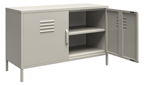 Krem metalni ormarić 100x64 cm Bradford – Støraa