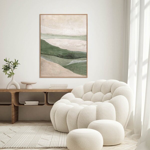 Ručno oslikana slika 90x120 cm Green Field – Malerifabrikken