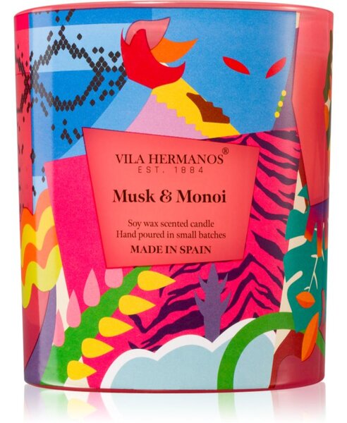 Vila Hermanos 70ths Year Musk & Monoi mirisna svijeća 200 g