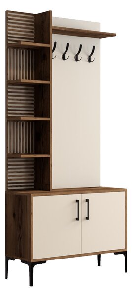 Set za predsoblje Valery 4 (orah + krem)