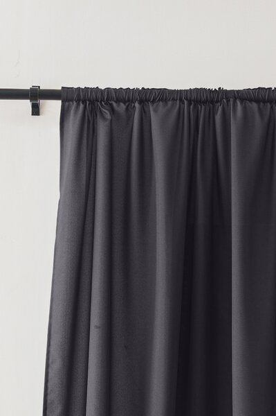 Zavjesa OXFORD LIGHT 140x250 cm, tamno siva Sistem za vješanje: Traka za nabiranje