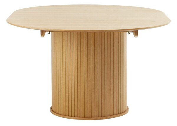 Okrugli proširiv blagovaonski stol u dekoru hrasta ø 120 cm Nola – Unique Furniture