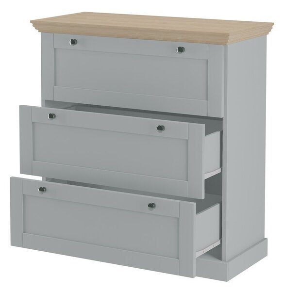 Siva visoka komoda 75x80 cm Binz – Støraa