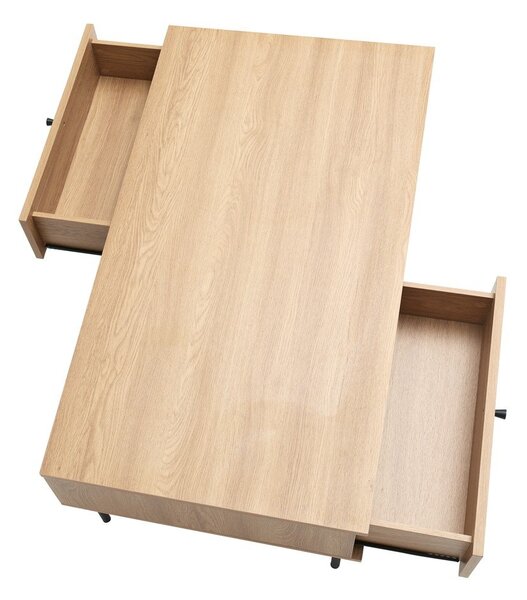 Stolić za kavu u prirodnoj boji 60x110 cm Pensacola – Unique Furniture