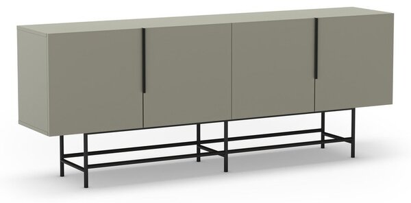 Zelena/siva niska komoda 200x77,5 cm Eldia – Marckeric