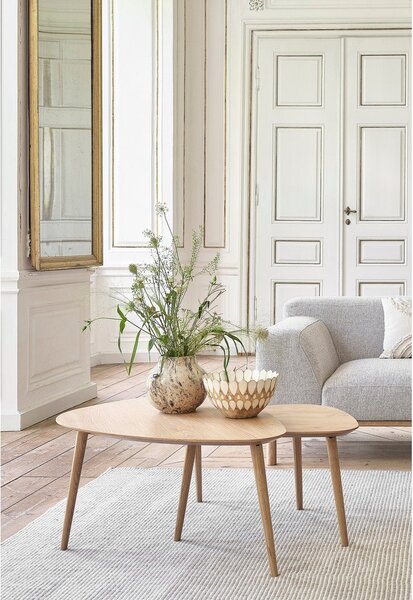 Crni stolići za kavu u setu 2 kom 70x100 cm Adda – Unique Furniture