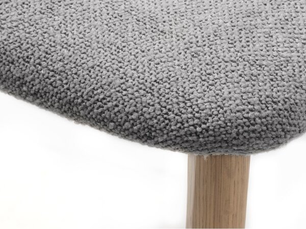 Svijetlo siva/u prirodnoj boji blagovaonska stolica Elim – Unique Furniture