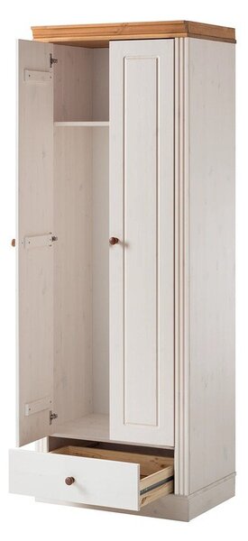 Bijeli ormar od masivnog bora 65x180 cm Anita – Støraa