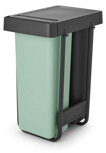 Mentol zelena/tamno siva plastična kanta za smeće za odvojeni otpad/ugradbena 60 l Sort&Go – Brabantia
