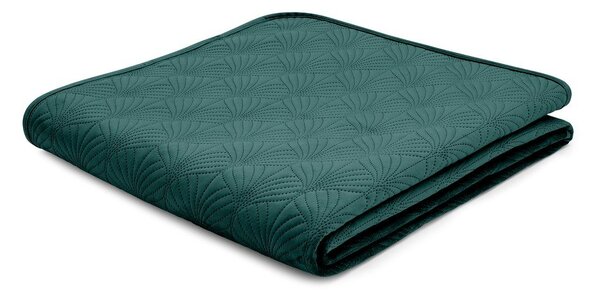 Zeleni prošiven prekrivač 220x230 cm Art Deco Pearl – Catherine Lansfield