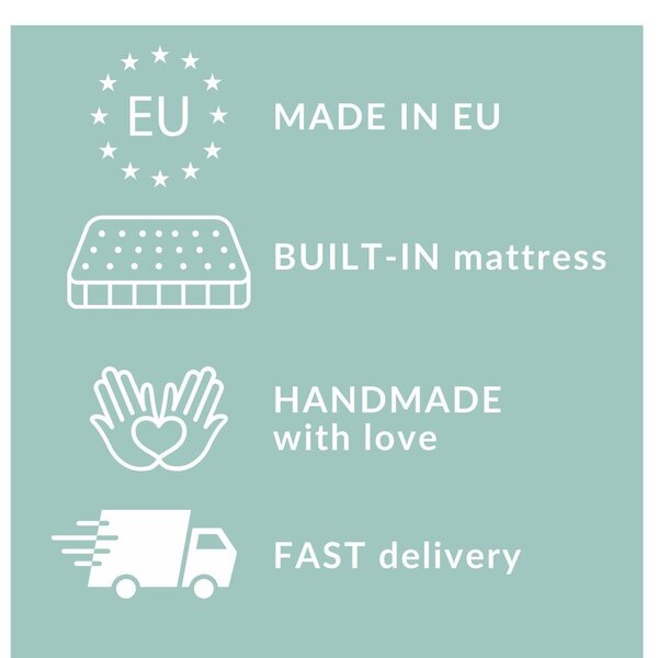 Krem boxspring krevet s prostorom za pohranu 180x200 cm Monpelli – Maison de Rêve