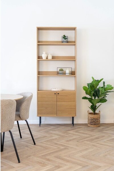 Biblioteka u dekoru hrasta u prirodnoj boji 80x200 cm Kyoto – House Nordic