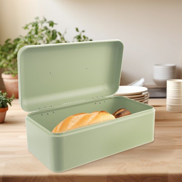 Metalna posuda za kruh Greenish – Orion