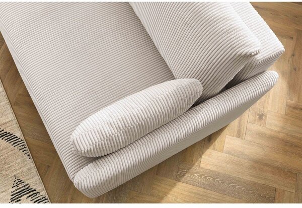 Bež sklopiva sofa od samta 211 cm Marcel – Bobochic Paris