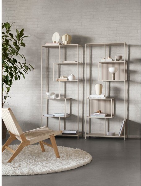 Siva biblioteka 77x185x35 cm Seaford – Actona