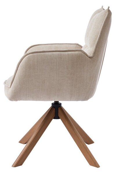 Krem podstavljene blagovaonske stolice u setu 2 kom Marilla – Unique Furniture