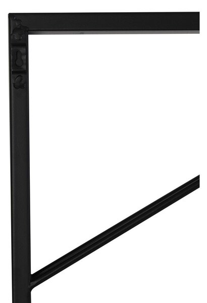Crni zidni metalni držač za boce vina broj boca 16 kom 70x160x6 cm Malbeo – Light & Living