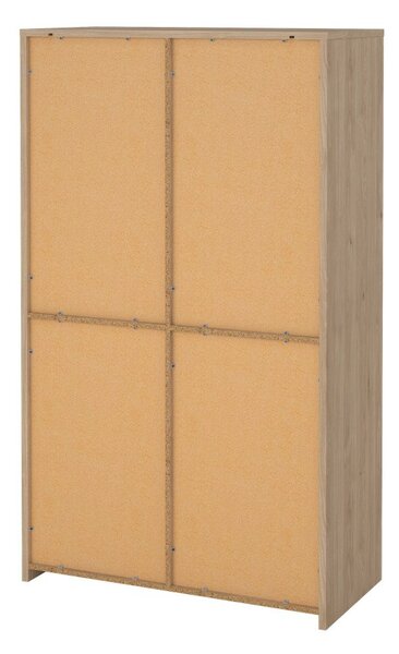 Bijela/u prirodnoj boji vitrina u dekoru hrasta 100x170x48 cm Next – Tvilum