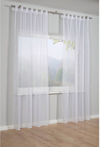 Bijela prozirna zavjesa od voila 140x245 cm – Sehlbach