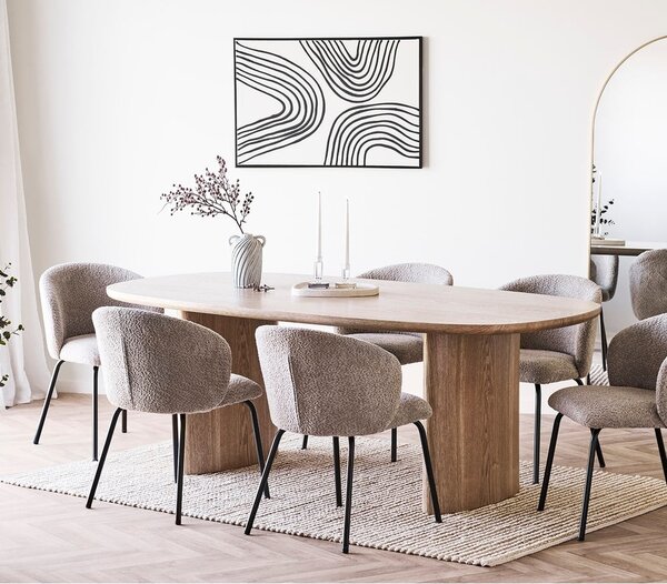 Blagovaonski stol u dekoru jasena 110x210 cm Serra – House Nordic