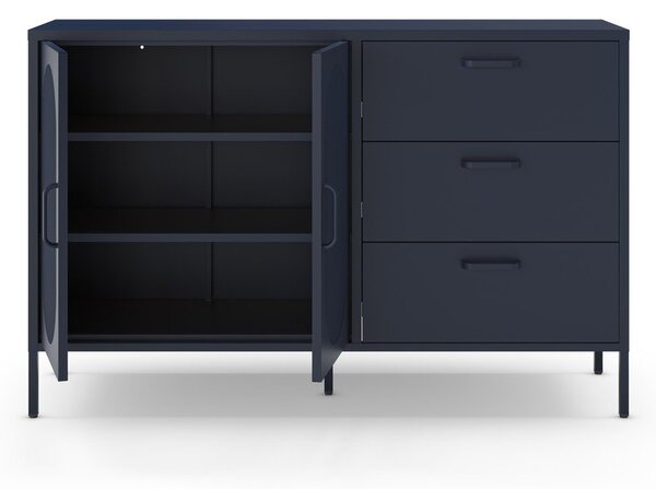 Tamno plava komoda 140x90 cm Diora – Marckeric