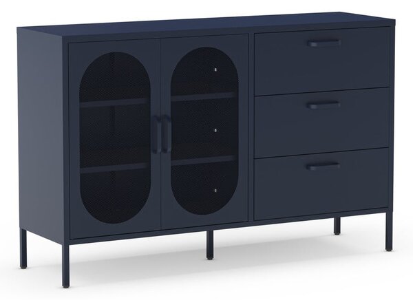 Tamno plava komoda 140x90 cm Diora – Marckeric