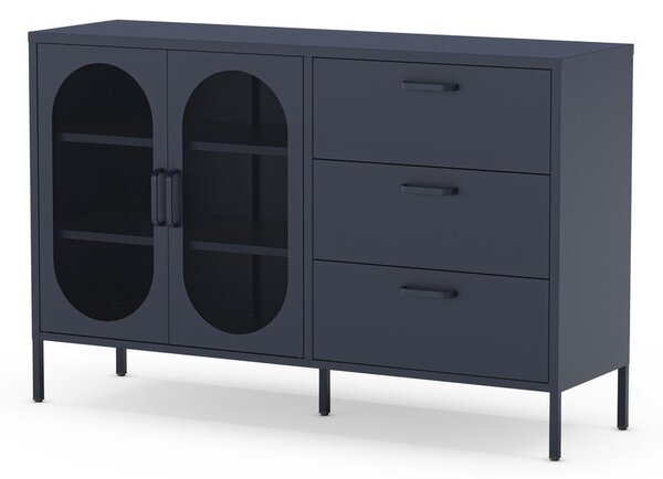 Tamno plava komoda 140x90 cm Diora – Marckeric