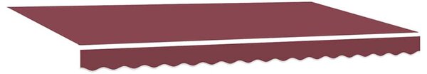 Skrovita tenda Tamno crvena 300 x 200 cm tkanina - Bordo / 300 x 200 cm