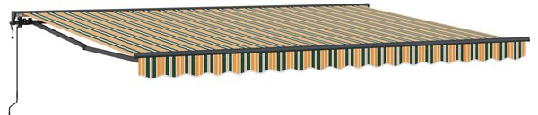 Električna retraktabilna tenda Zelena, Žuta, Antracit 4 × 3,5 m - Antracit / 4 × 3,5 m