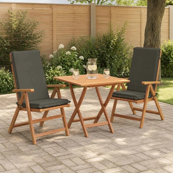 2-dijelni jastuci s visokim naslonima GEMERT 2 pcs Antracit - Antracit (melange) 120 x 50 x 6 cm 2