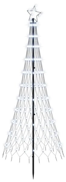 LED božićno drvce 180 cm 230 LED lampica Hladno bijela Željezo - Hladna bijela 180 cm