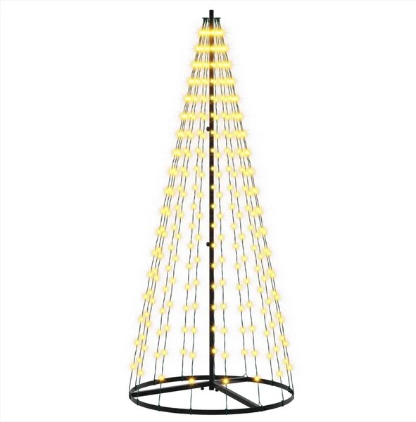 LED božićno drvce 165 cm 270 LED lampica Topla bijela Željezo - 165 cm